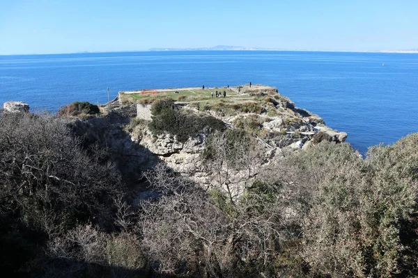 Sorrento Campania Italy February 2020 Panoramic View Ruins Roman Villa — Stock Photo, Image