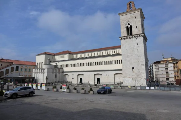 Benevento Campania Italië Maart 2020 Glimp Van Het Historische Centrum — Stockfoto