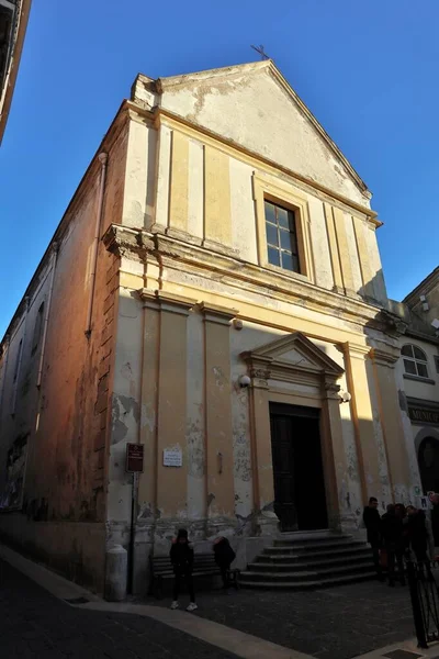 Caiazzo Campania Olaszország 2020 Február San Francesco Templom Kolostor — Stock Fotó