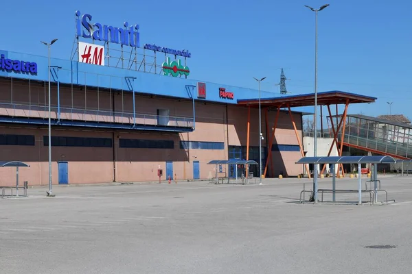 Benevento Campania Italia Marzo 2020 Sanniti Centro Comercial Cerrado Durante —  Fotos de Stock