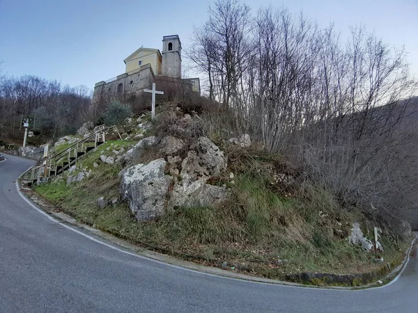 Rotondi Campania Italia Febrero 2020 Santuario Maria Santissima Della Stella — Foto de Stock