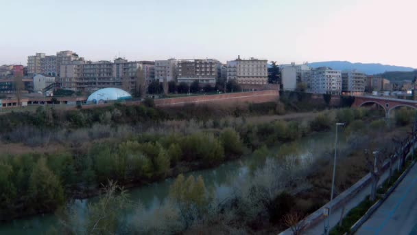 Time lapse su Benevento al tramonto — 비디오