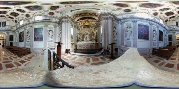 Spoleto Umbria Italy Вересня 2019 Spherical Photo Cathedral Santa Maria — стокове фото