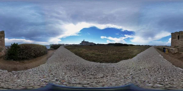 Polignano Mare Puglia Talya Eylül 2018 Torre San Vito Uçurumundan — Stok fotoğraf