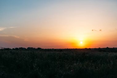 Karadeniz üzerinden günbatımı
