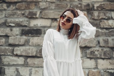 Sokaktagenç moda kadın portresi