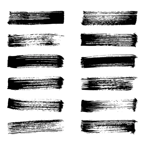 黑色墨水矢量集 — 图库矢量图片
