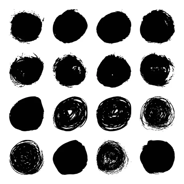 Set of Black ink vector — Stock Vector