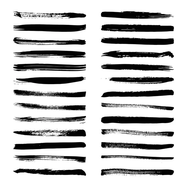 Siyah mürekkep vektör kümesi — Stok Vektör