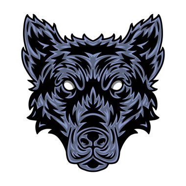 Kurt surat. Poster, kart, pankart için tasarım ögesi.