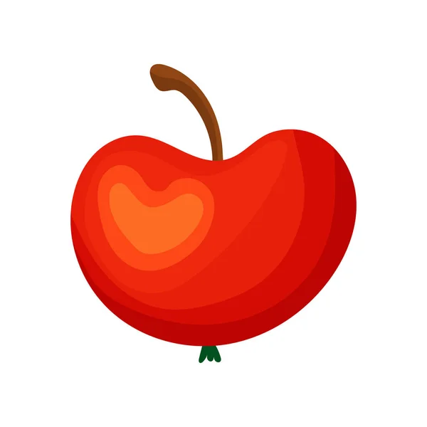 Illustration vectorielle d'icônes Apple Cartoon sur fond blanc. Grande conception pour toutes les fins . — Image vectorielle