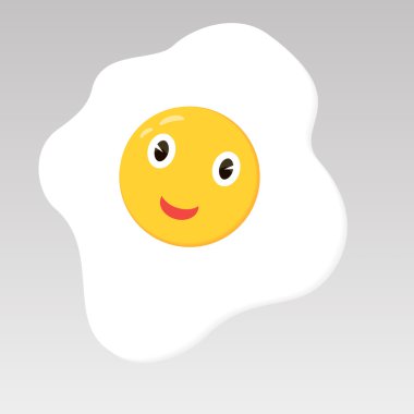 Gülümse. Vektör mutlu yüz