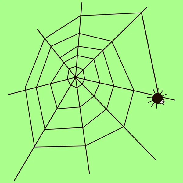 Spider web background. vector illustration. — Διανυσματικό Αρχείο