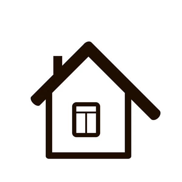Haus, Symbol, Symbol, Logo — Stockvektor