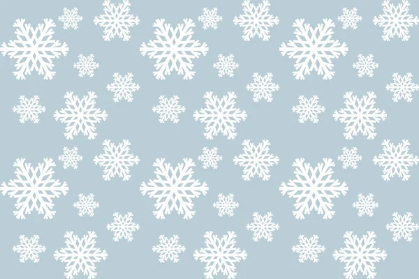 Wzór Płatkiem Śniegu Szablon Boże Narodzenie Lub Nowy Rok Projektowania — Wektor stockowy