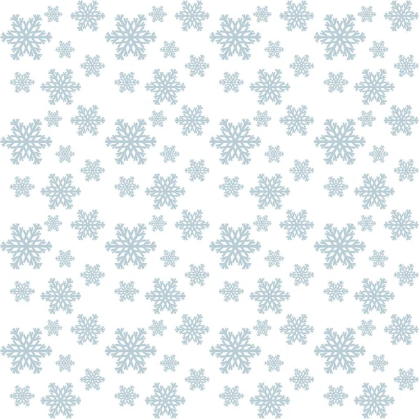 Patrón Con Copo Nieve Plantilla Para Diseño Navidad Año Nuevo — Archivo Imágenes Vectoriales