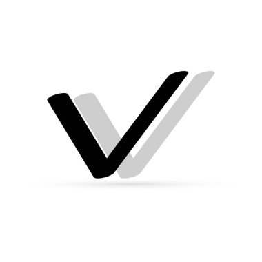 Karalama işaretleme simgesi. El çizimi işareti. Vektör illüstrasyonu.