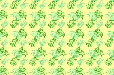 Palmiye yapraklarının çizgileri pürüzsüz. Ana hatlarıyla çocukların el çizimleri. Bahar, yaz ya da sonbahar sembolü. Karalama çizimi. Vektör stok illüstrasyonu