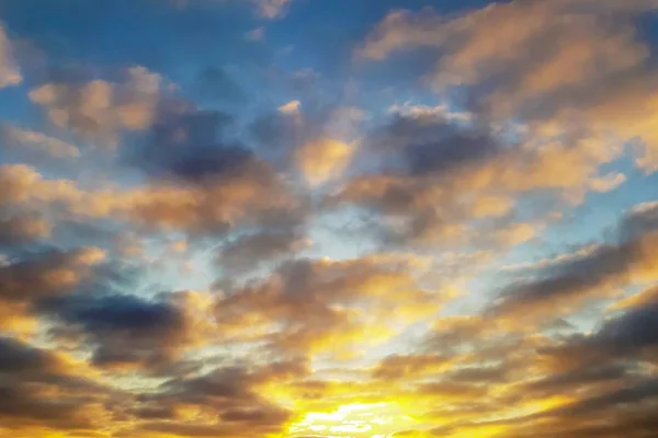 Fundo Céu Cor Com Nuvens Coloridas — Fotografia de Stock