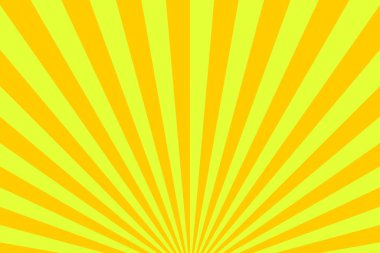 Yellow ang orange sunburst pattern. Sunburst background. Vector stock illustration