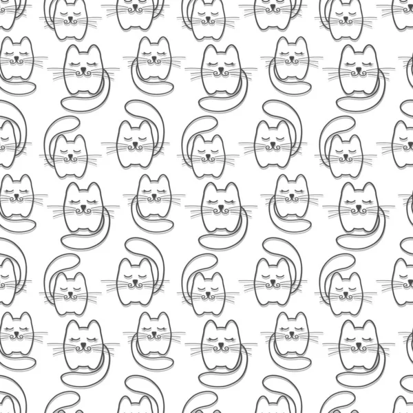 Pantoufles Doodle Motif Sans Couture Dessin Main Pour Enfants Illustration — Image vectorielle