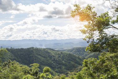 Dağ Manzaralı üstüne boş
