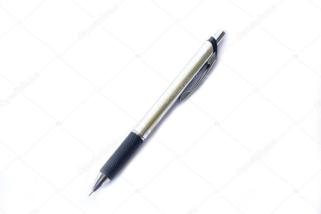Black metal mechanical pencil 