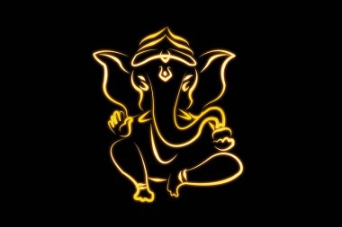 hindu ganesha çizim