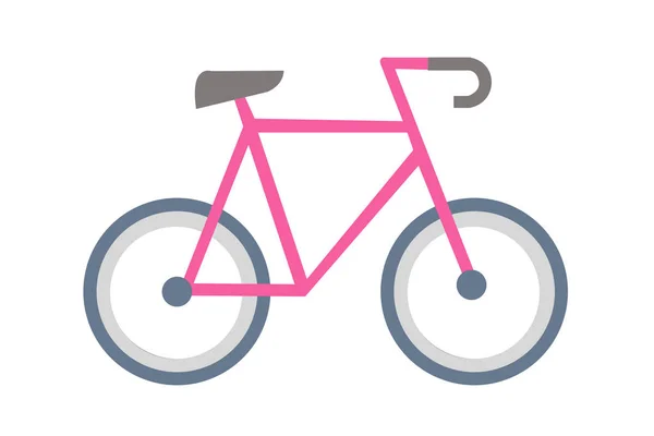 Ícone de bicicleta no fundo branco — Fotografia de Stock