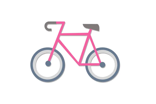 Ícone de bicicleta design plano — Fotografia de Stock