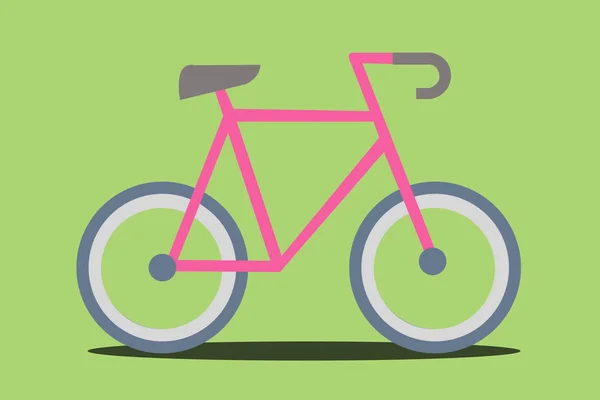 Icono de la bicicleta de diseño plano — Foto de Stock