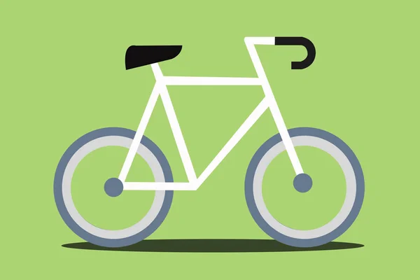 Bisiklet simgesi düz tasarım — Stok fotoğraf