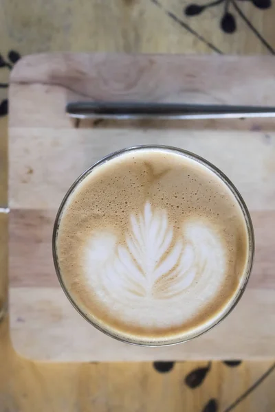 Latte art coffee — Stock Photo, Image