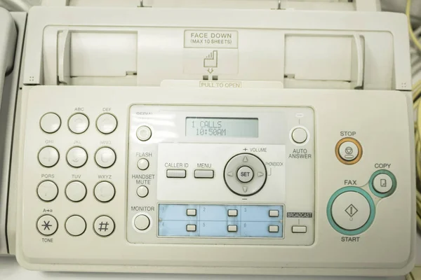Máquina de fax antiga — Fotografia de Stock