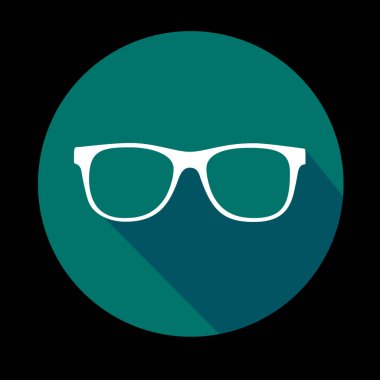 Düz biçimli gözlük simgesi 