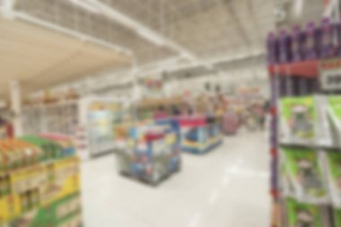 Soyut bulanıklık süpermarket 