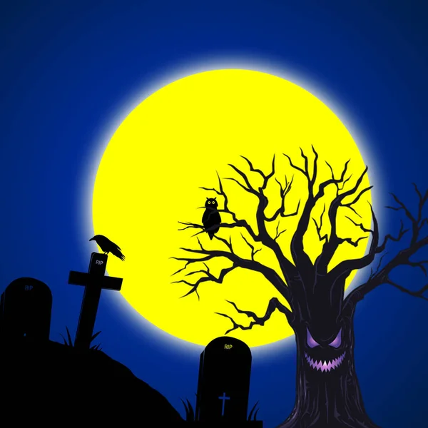 Halloween achtergrond concept — Stockfoto