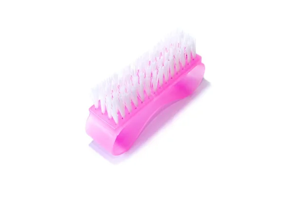 Rose une brosse pour le nettoyage — Photo