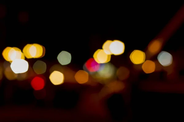 Luzes de bokeh desfocadas — Fotografia de Stock