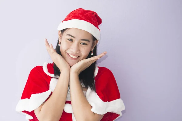 Woman in Santa Claus Concept. — Stock Photo, Image