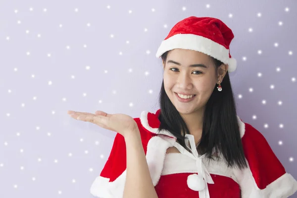 Woman in Santa Claus Concept. — Stock Photo, Image