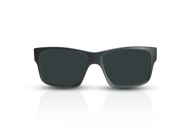 Zwarte zonnebril isoleren — Stockfoto