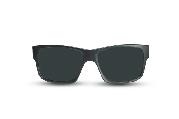 Czarne okulary przeciwsłoneczne izolować — Zdjęcie stockowe