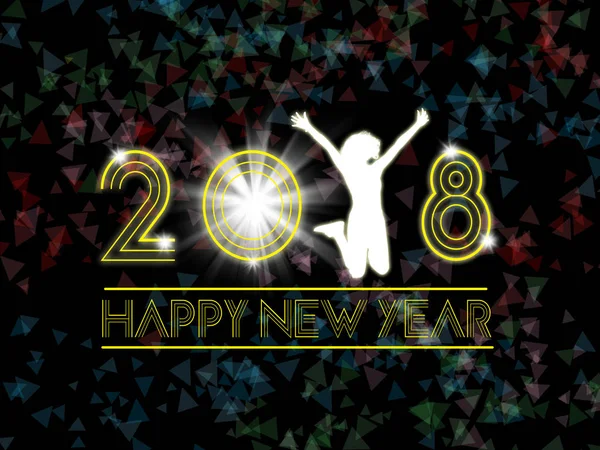 Happy new year 2018 — Stock Photo, Image