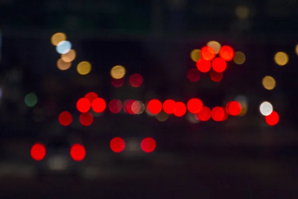 Traffic blur bokeh background — Stock Photo, Image