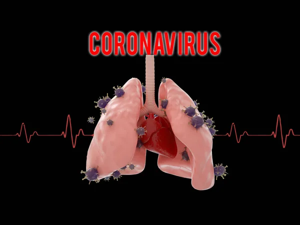 Microbiologia Cellulare Dei Virus Riflessa Nelle Anse Concetto Coronavirus — Foto Stock