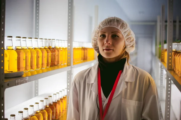 employee of the beer production laboratory