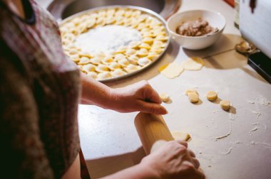 köfte evde mutfak modelleme el.