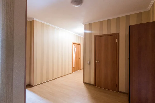 Rusko Moscow Června 2019 Apartmán Interiéru Standardní Opravy Dekorace Hostelu — Stock fotografie