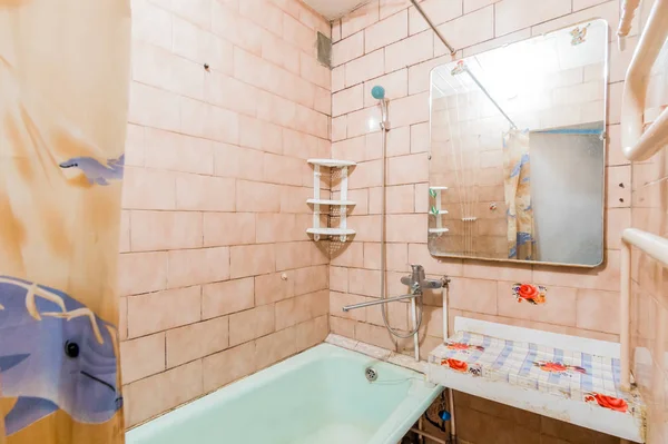 Russia Moscow July 2019 Interior Room Apartment Dekorasi Perbaikan Standar — Stok Foto